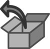 Extract All Box Icon Clip Art